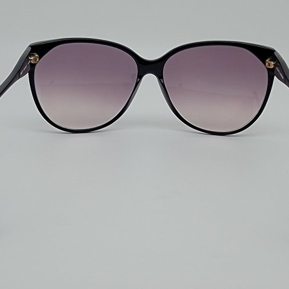 Sebastiano #600 Navy Marble Frame Purple Gradient Lens Vintage Sunglasses 62mm - Picture 4 of 12